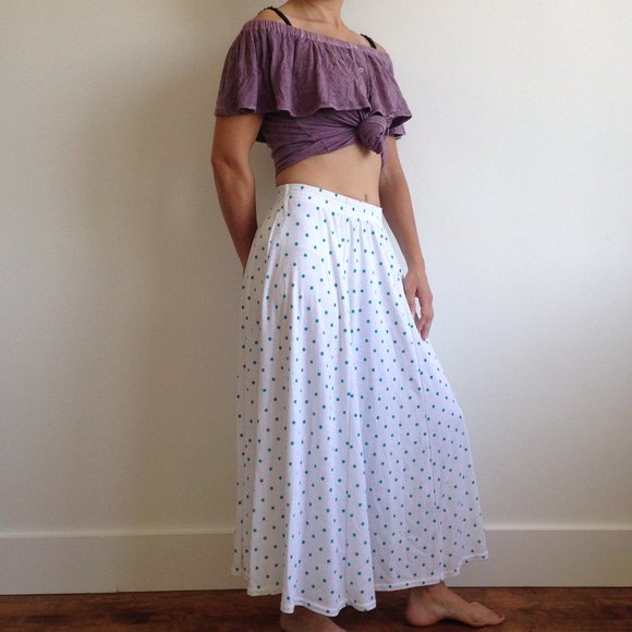 American Eagle - Purple Off The Shoulder Top - Picture 12 of 14